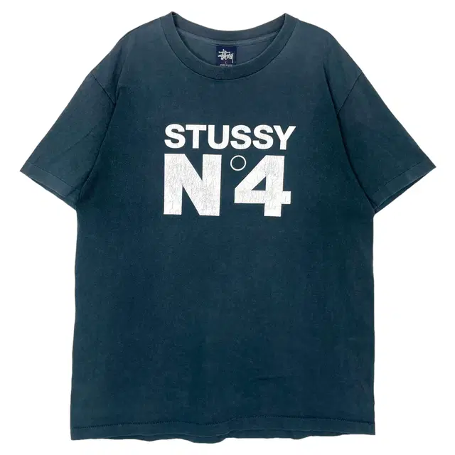 90s stussy no4 스투시 넘버4 반팔 티셔츠