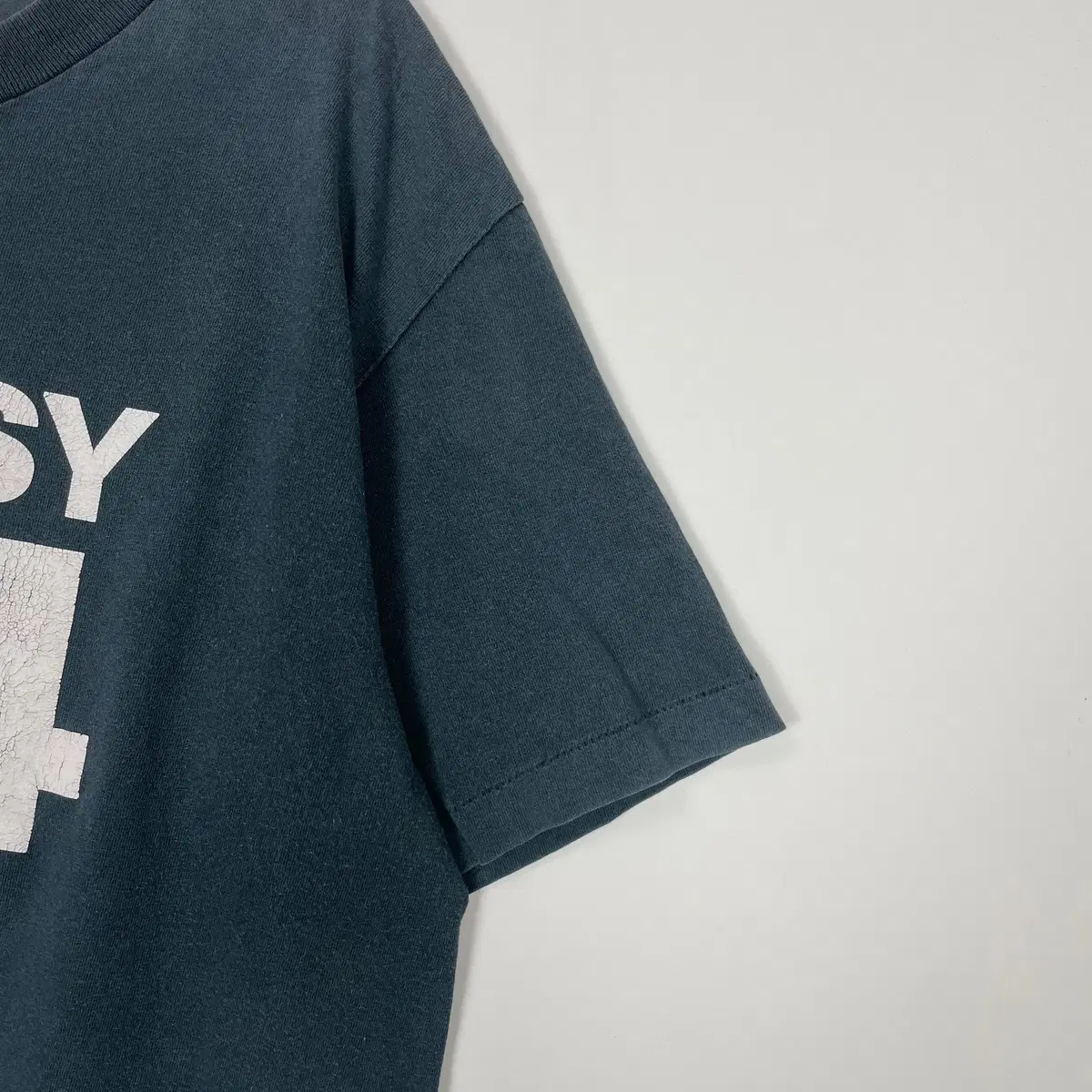 90s stussy no4 스투시 넘버4 반팔 티셔츠