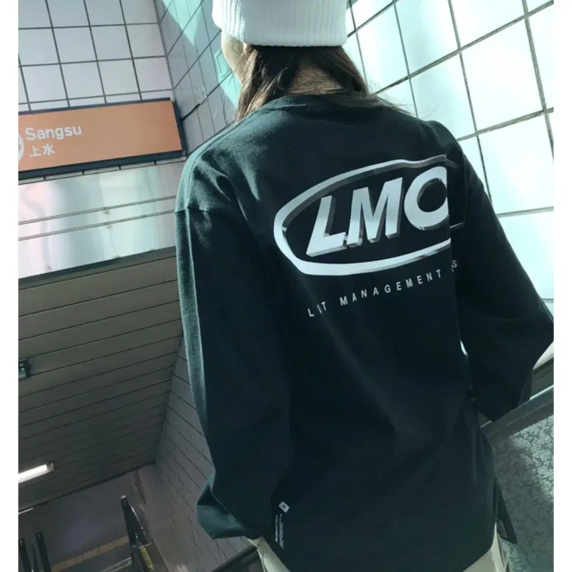 [ L ] LMC 엘엠씨 롱슬리브 블랙 티셔츠