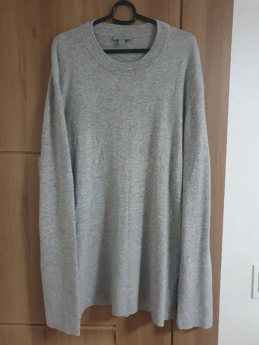 XL size of gray knit tee is on sale.