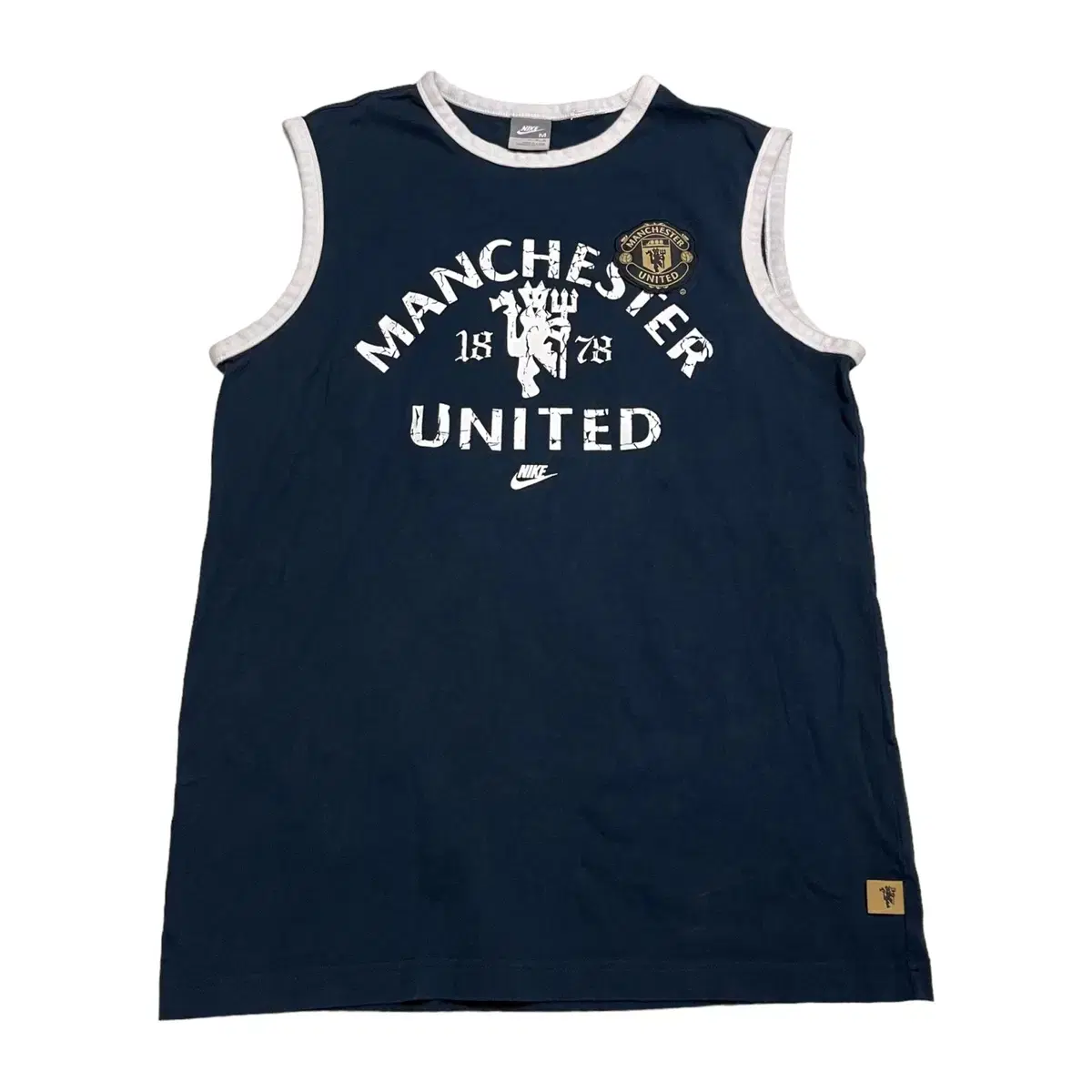 Nike Vintage Rare Manchester United Nash Vest Vest M