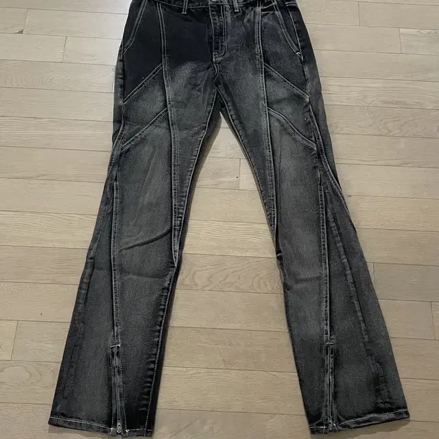 메종미네드 molar fox denim pants 슬림진