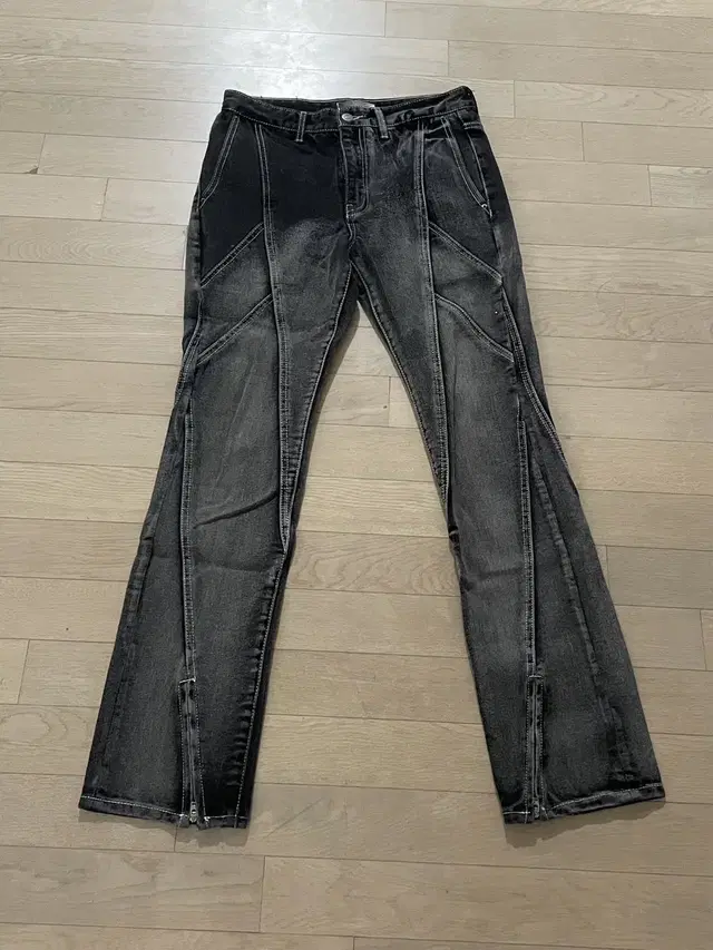 메종미네드 molar fox denim pants 슬림진