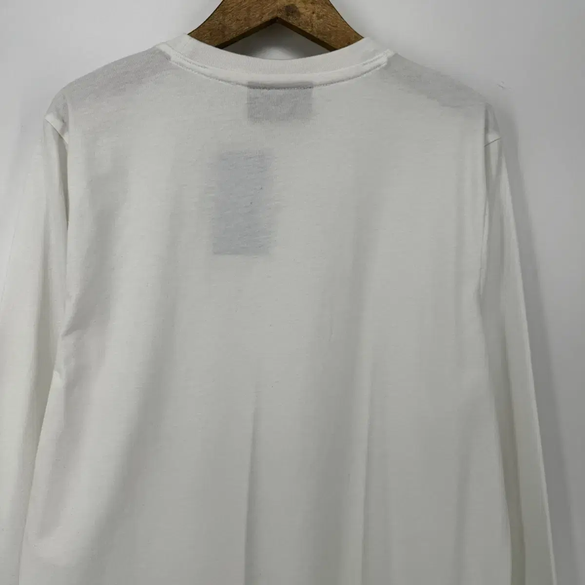 카파 로고 긴팔 티셔츠 (L size / WHITE)