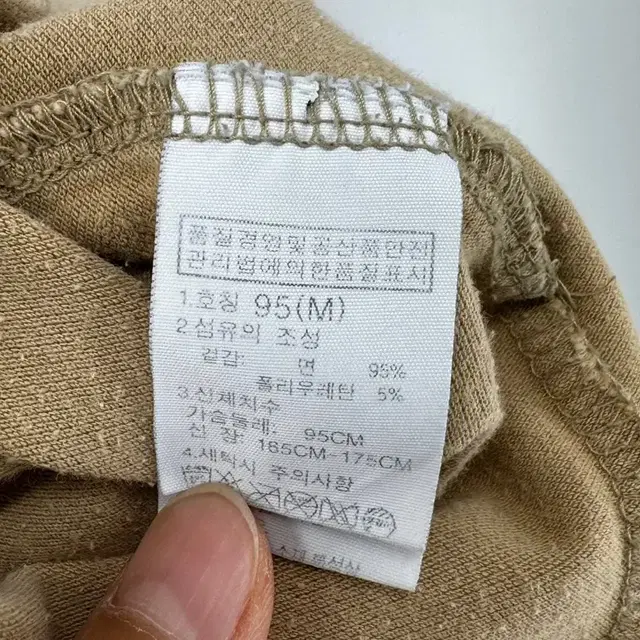 노스페이스 노카라 반팔 티셔츠 (M size / BROWN)