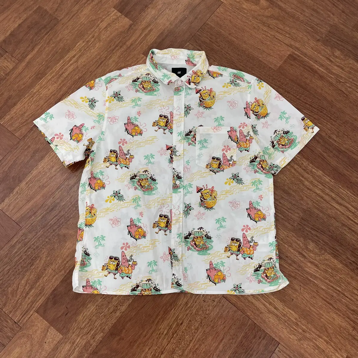 H&M SpongeBob Hawaiian Shirt