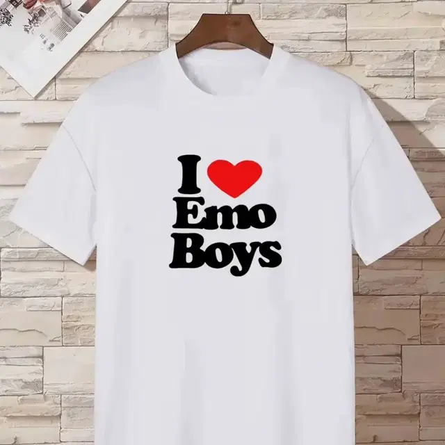 아이러브 i love emo boys 티셔츠 이모 y2k 펑크