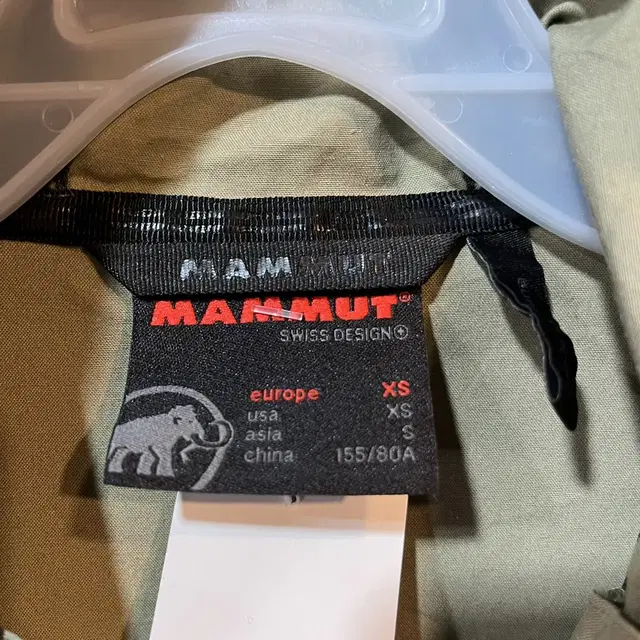 [XS] MAMMUT 마무트 후드 바람막이