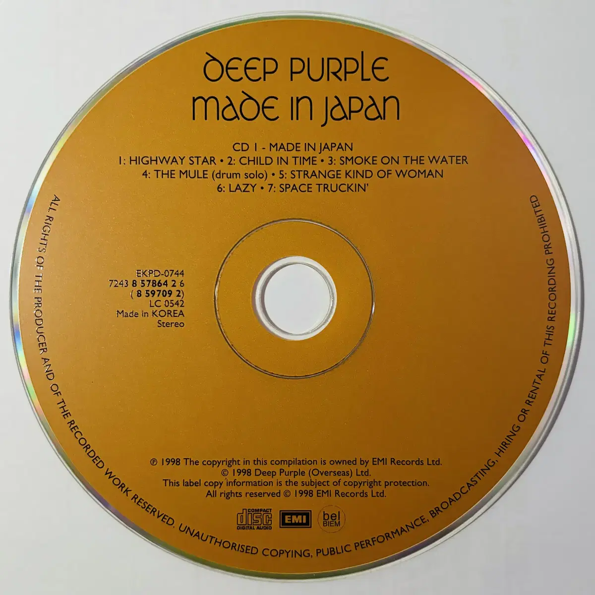 Deep Purple - Made In Japan (2CD)한국반 민트급