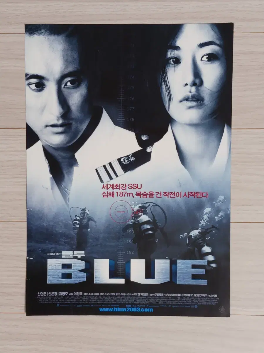 신현준 신은경 블루(2003년)전단지