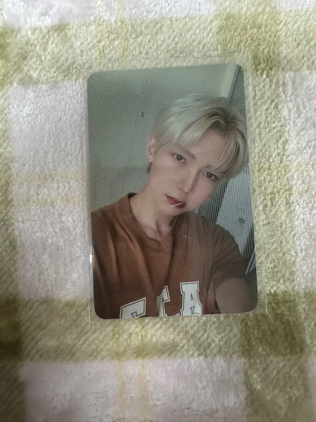 ateez yeosang wonderwall photocard ateeze wonderwall