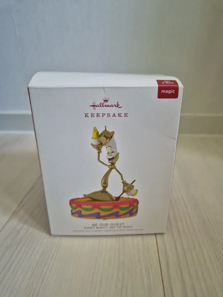 Hallmark 2018 Beauty and the Beast Lumiere Light & Sound Figurines