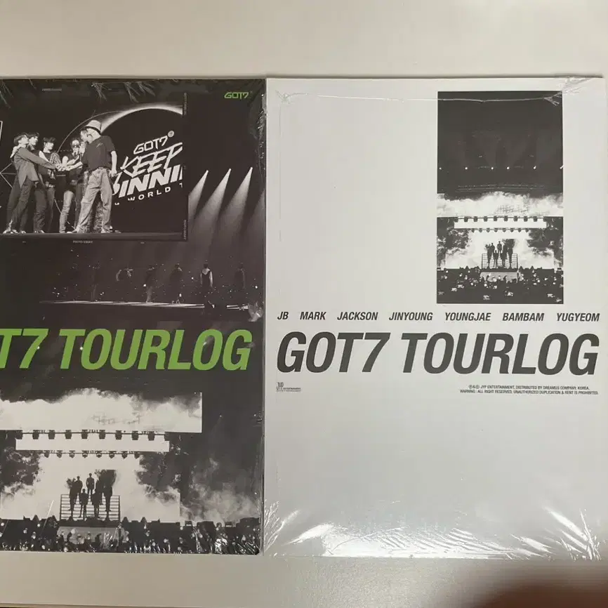 got7 tourlog 갓세븐 투어로그 사진 에세이 미개봉