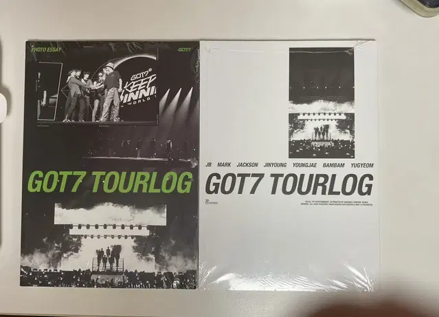 got7 tourlog 갓세븐 투어로그 사진 에세이 미개봉