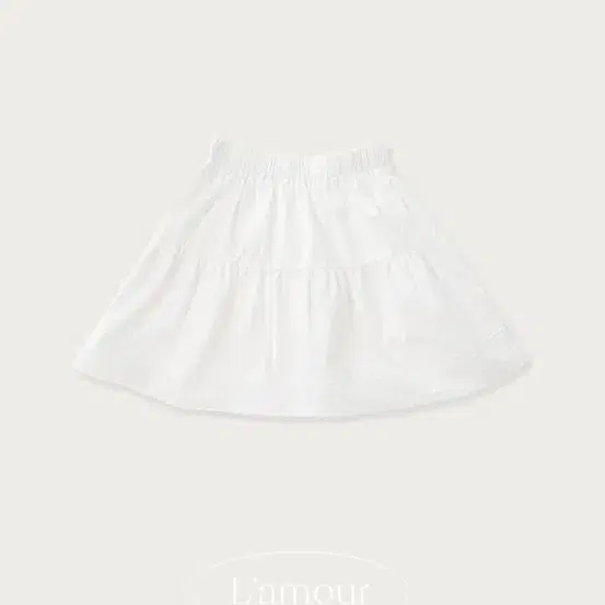 라무어 데이지 핀턱 스커트 아이보리 made 자체제작 skirt