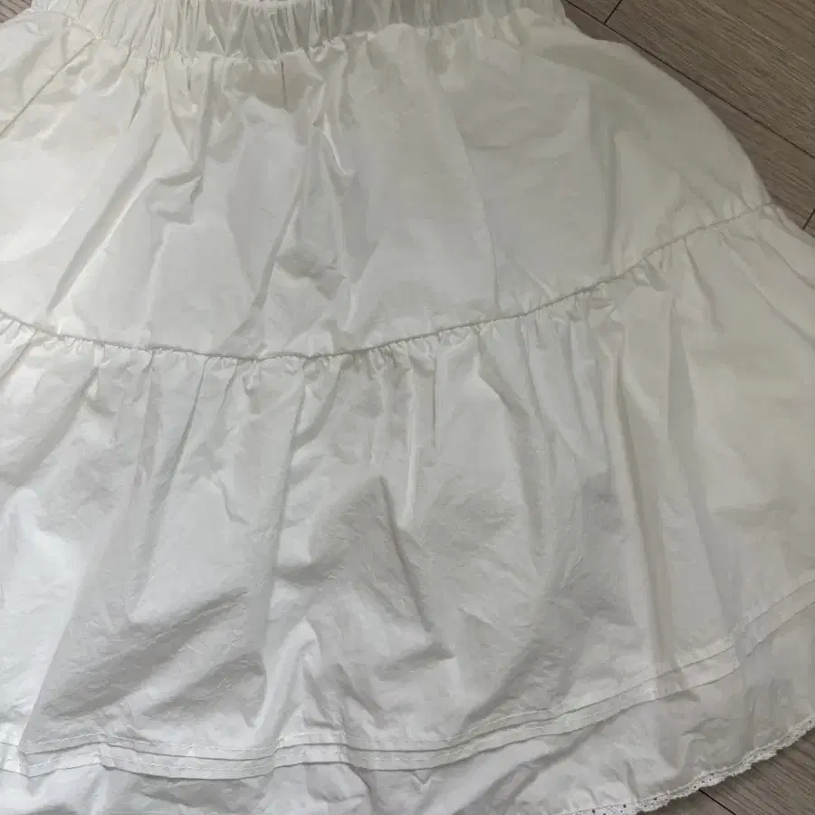 라무어 데이지 핀턱 스커트 아이보리 made 자체제작 skirt