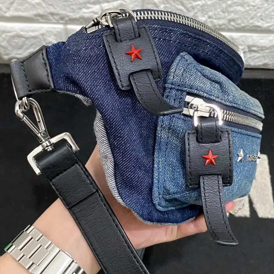 DIESEL Denim Mini belt Bag