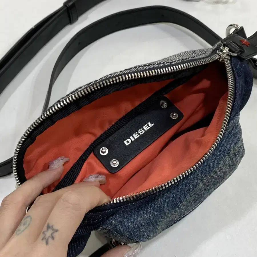 DIESEL Denim Mini belt Bag