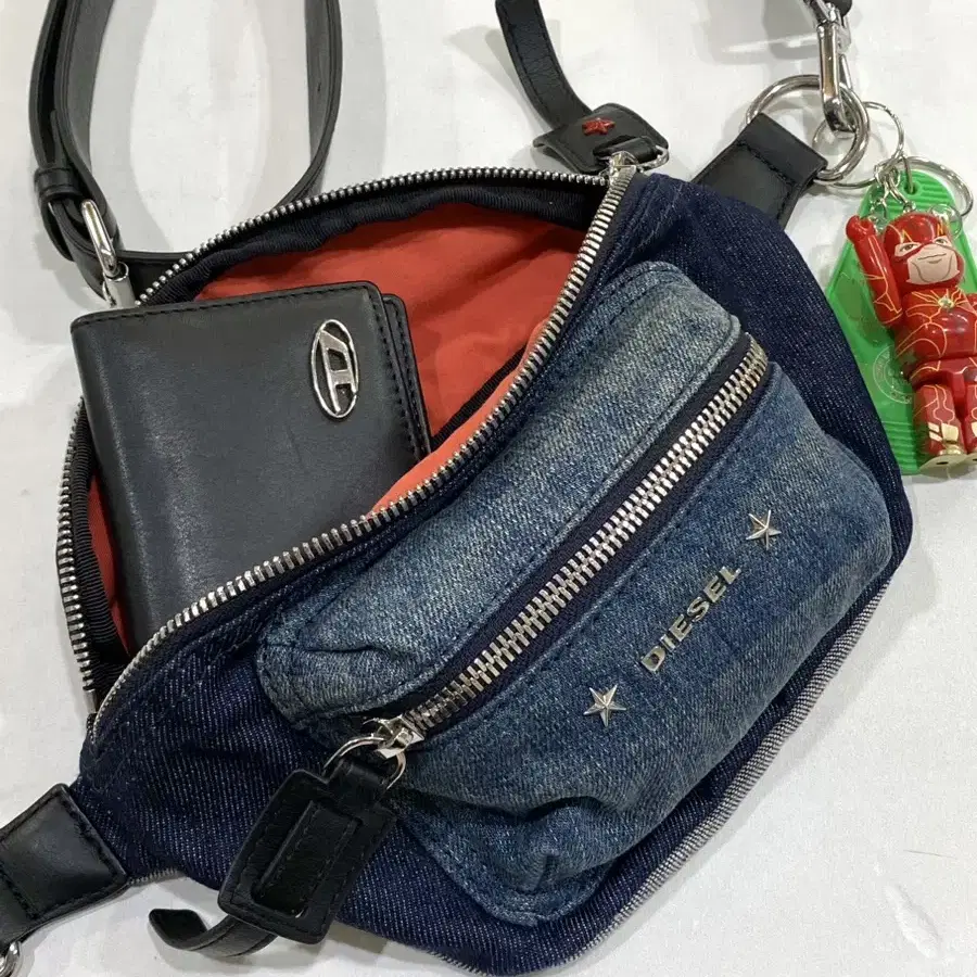 DIESEL Denim Mini belt Bag