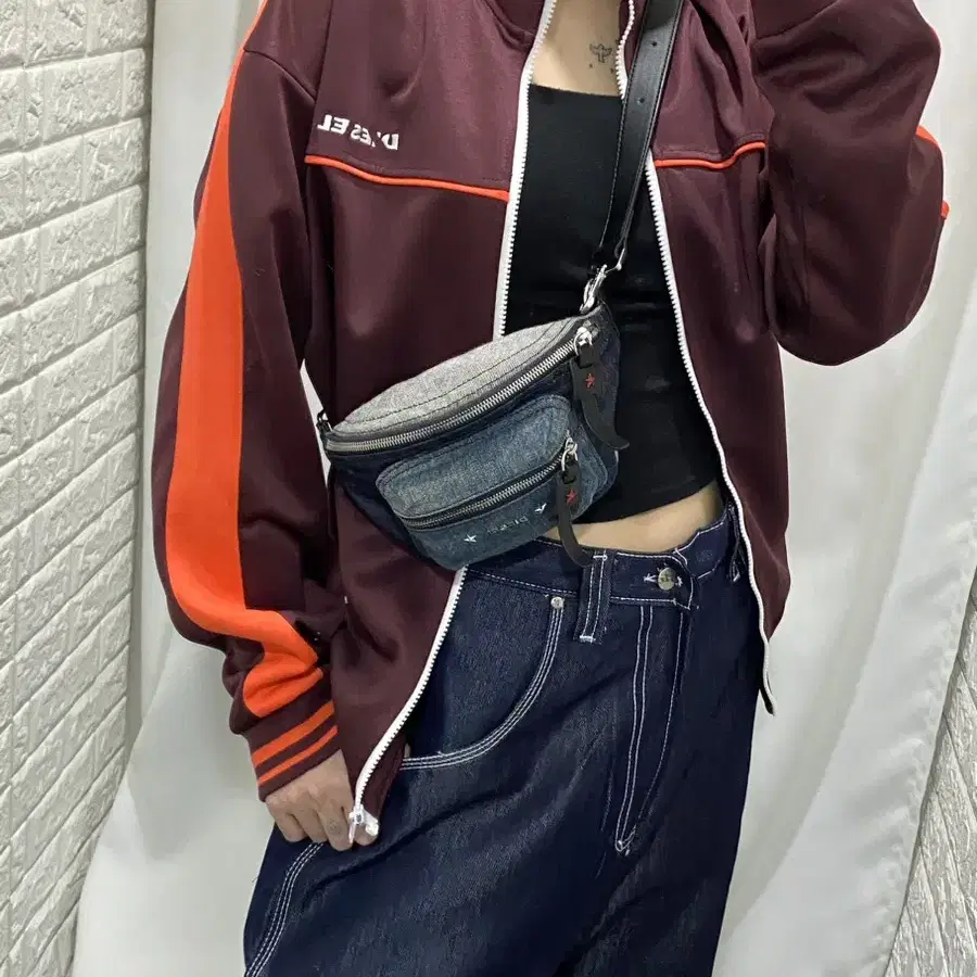 DIESEL Denim Mini belt Bag