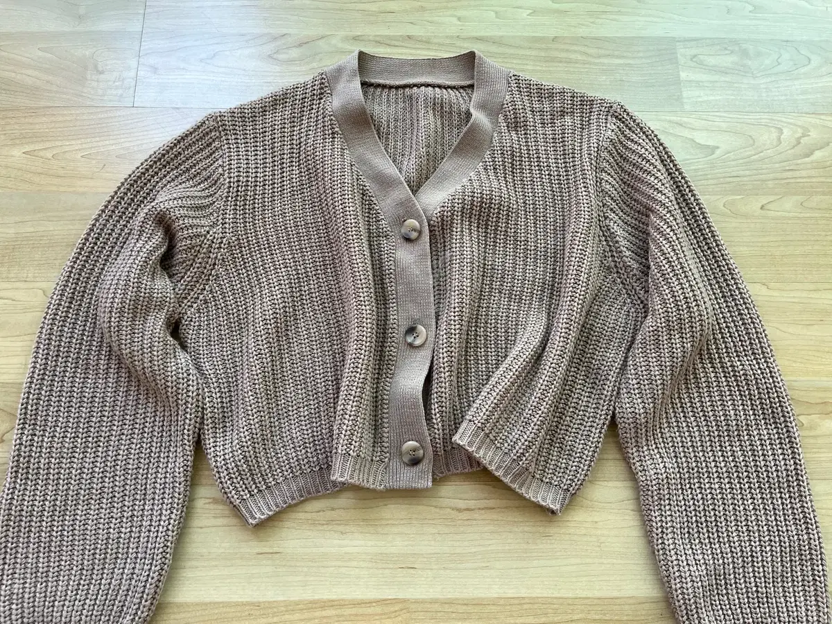 Brown cardigan