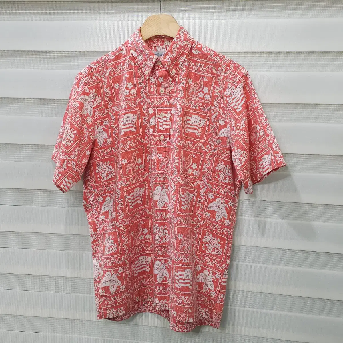 American Vintage Rainspooner Pullover Hawaiian Shirt- S