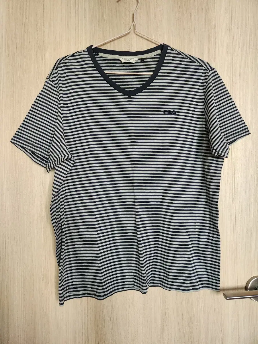 Wheela gray dangara short sleeve cotton T-shirt100