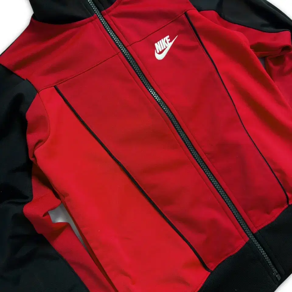 vintage nike red and black track jacket