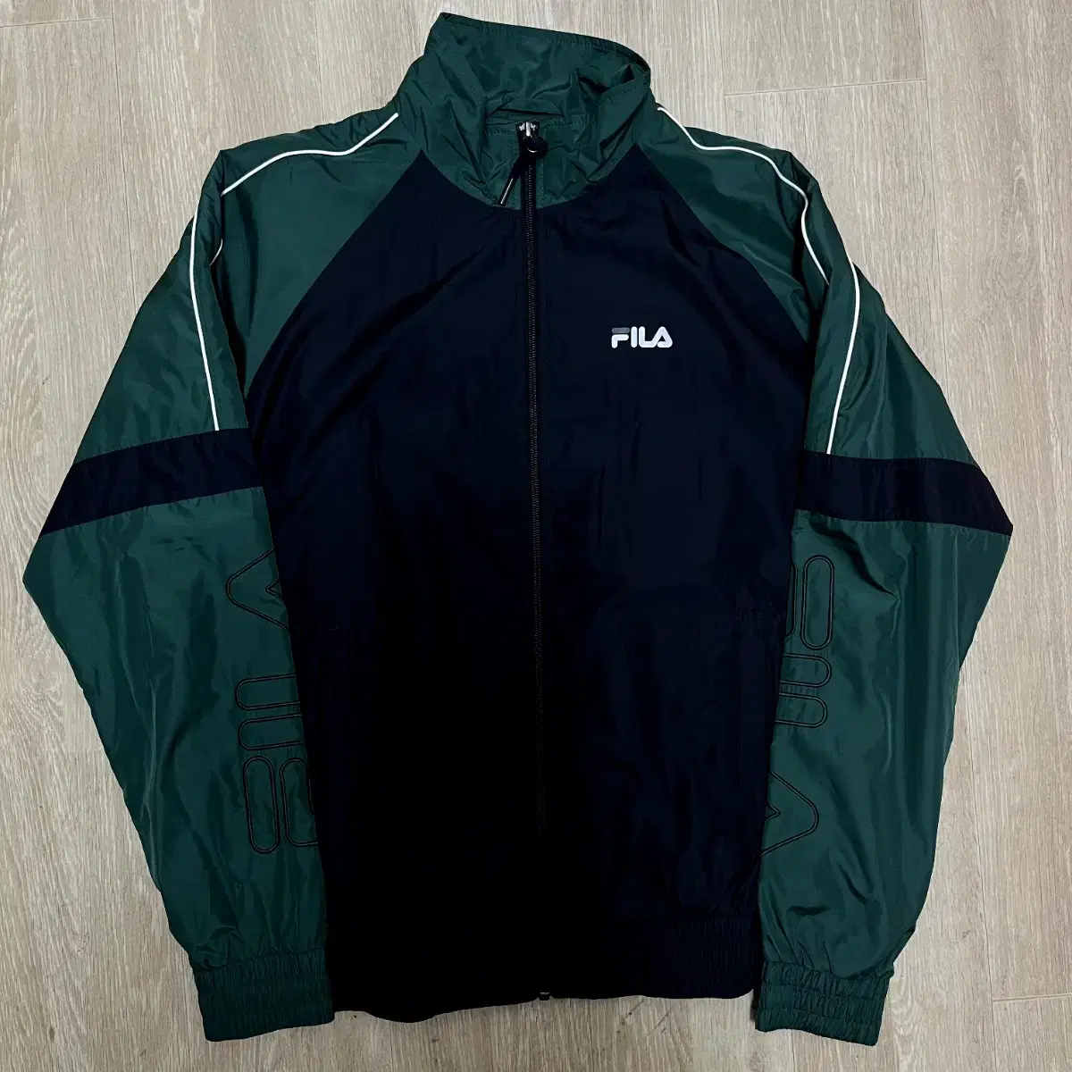 Wheeler Men's Original Logo Zip-up Windbreaker Jacket M/95