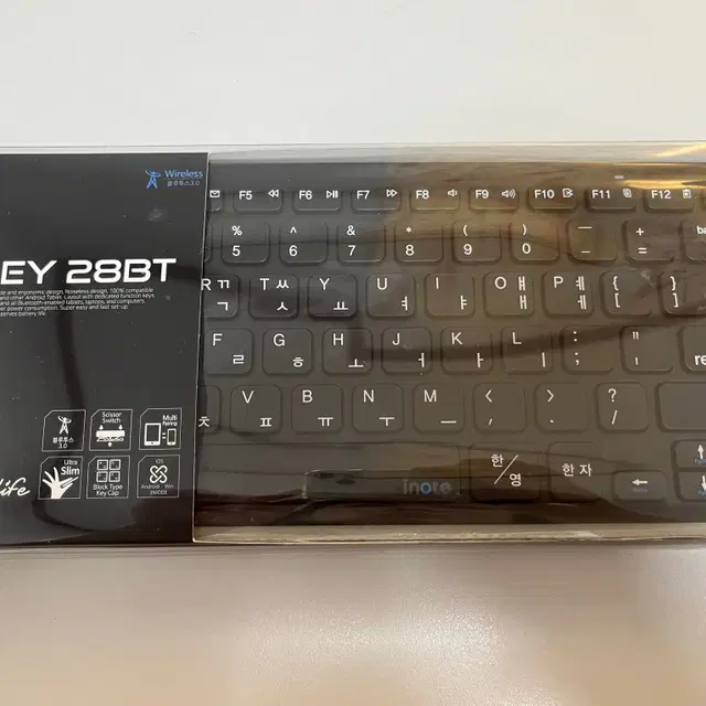 새제품-아이노트 X-KEY 28BT 블랙 키보드