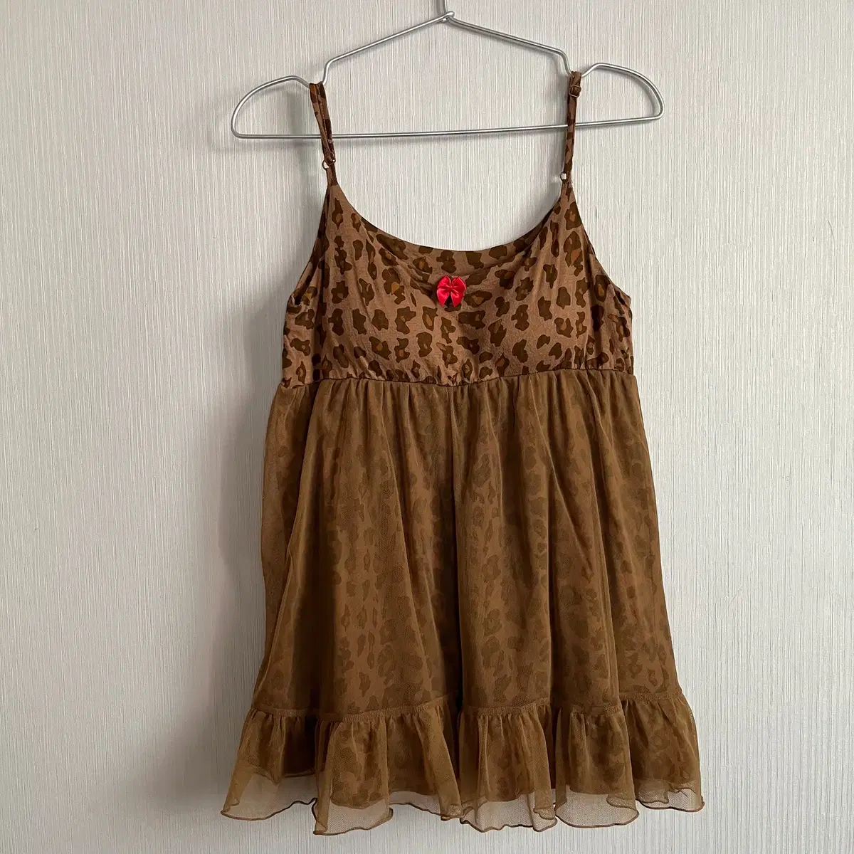 gyaru Leopard sleeveless