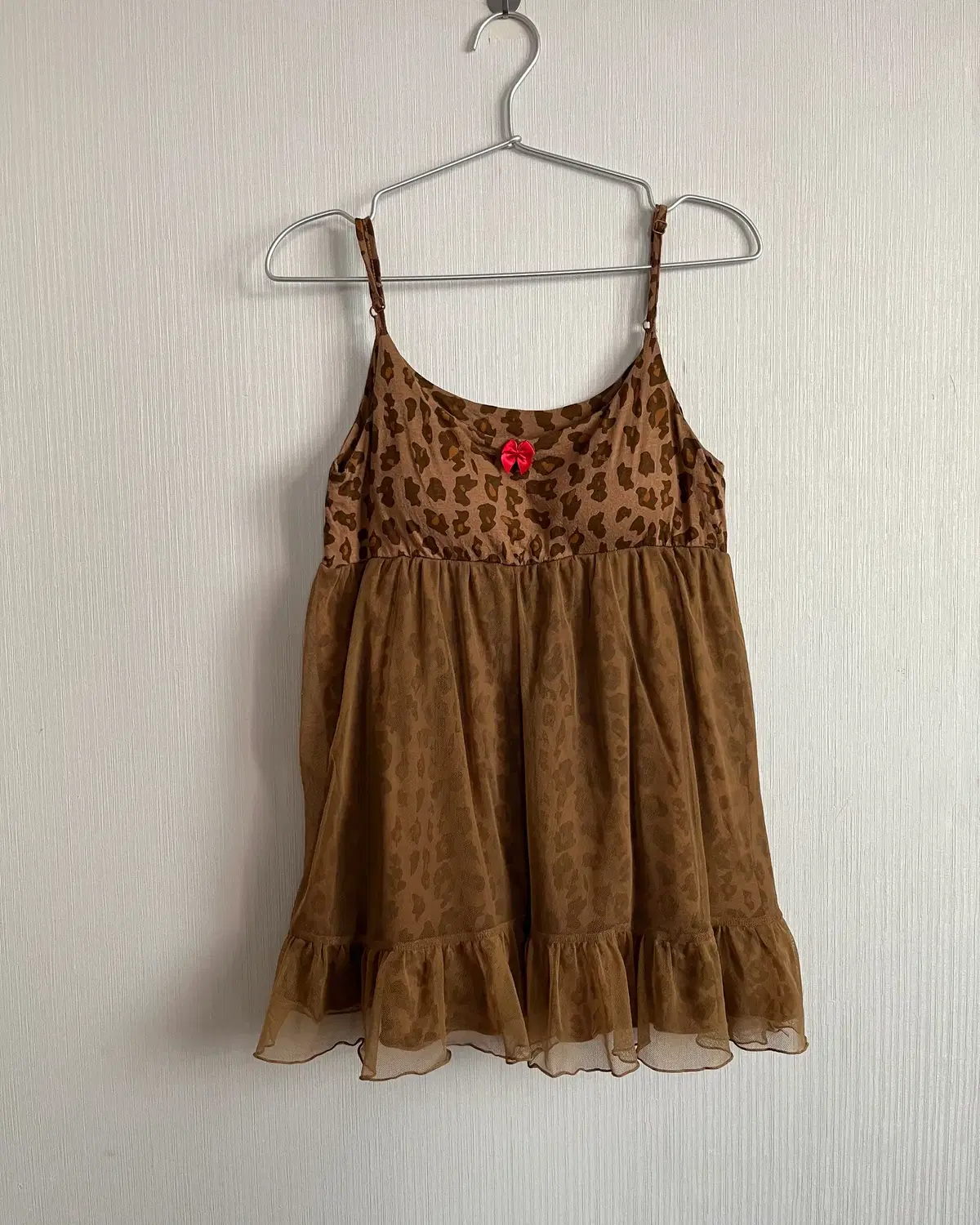 gyaru Leopard sleeveless