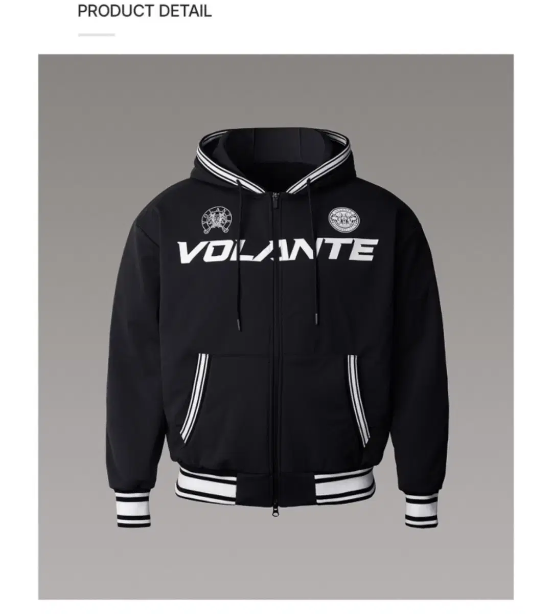 Volante Uniform Fur Hoodie Zip Up