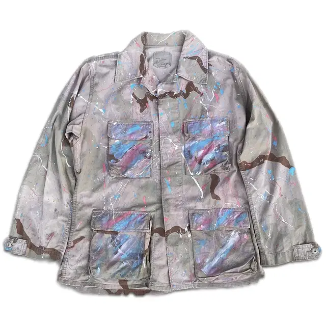 90s USA Desert Camouflage Combat Jacket