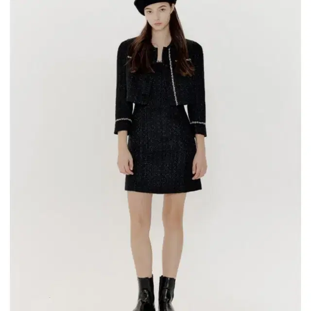 오엘 트위드 미니 드레스 Tweed mini dress