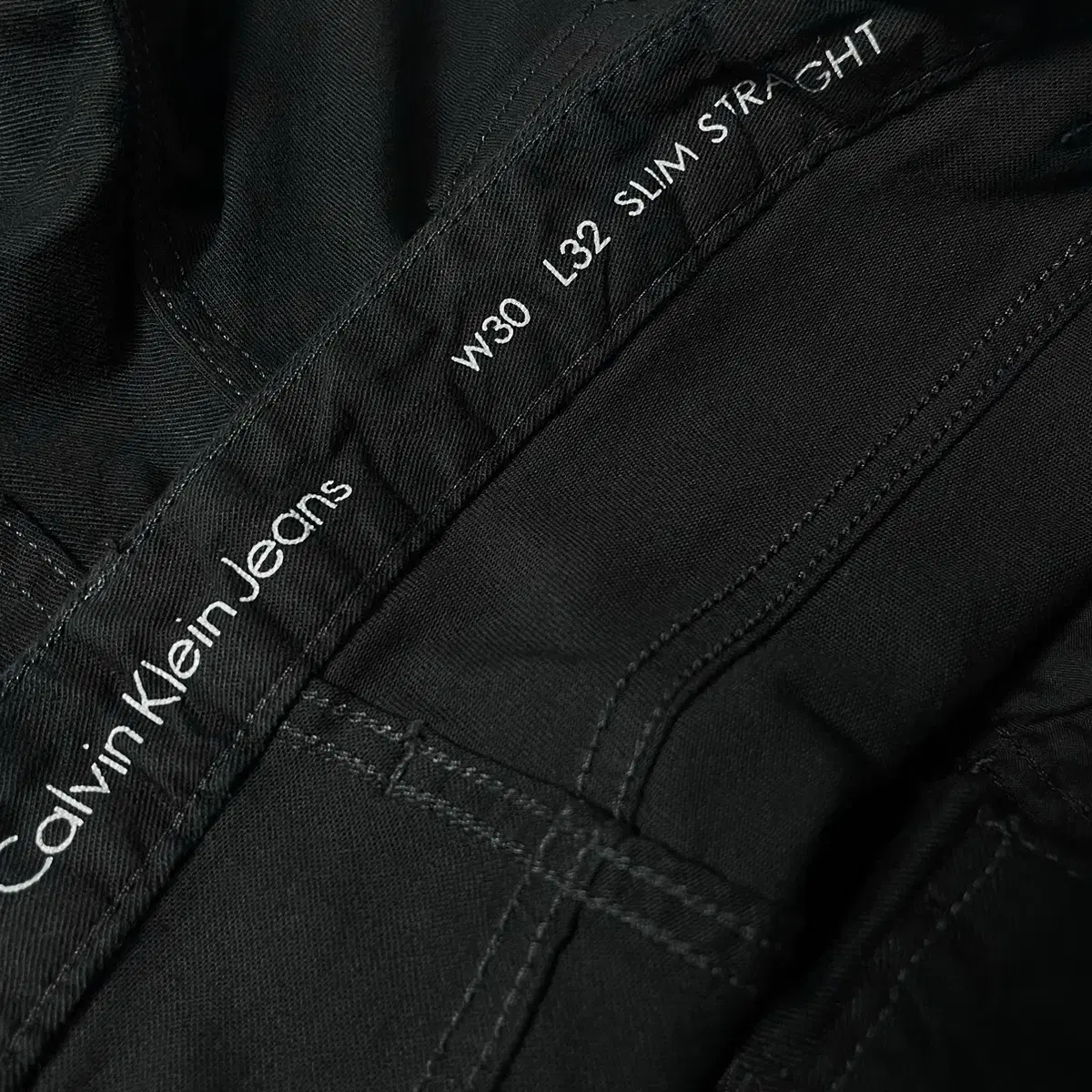 Calvin Klein 캘빈클라인 흑청 데님 팬츠 청바지