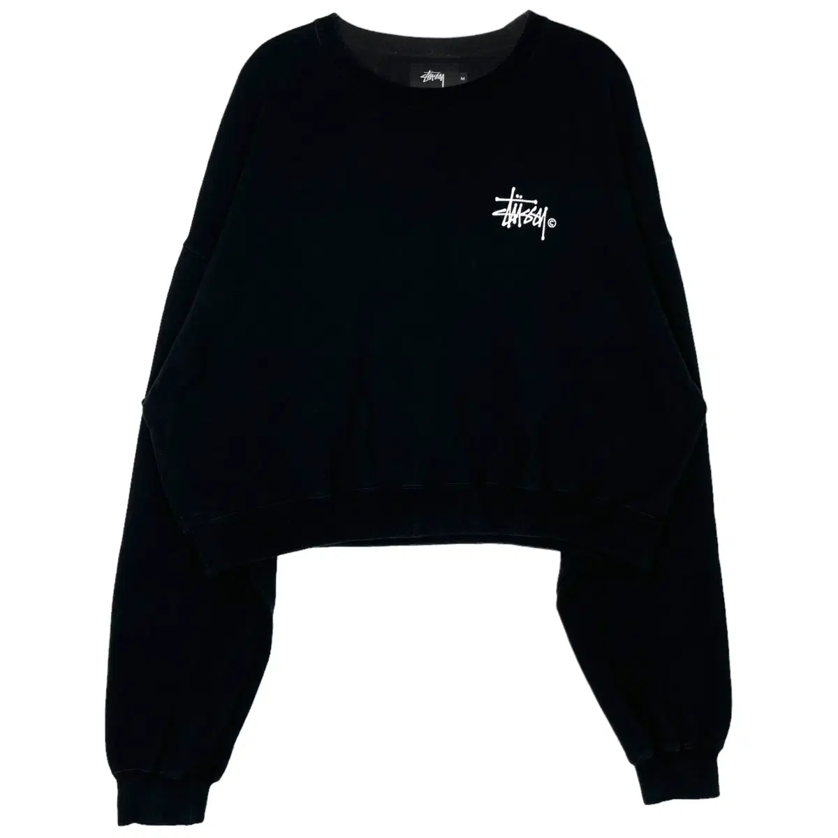 Stussy Stussy Crop Sweatshirt Man-to-man T-shirt