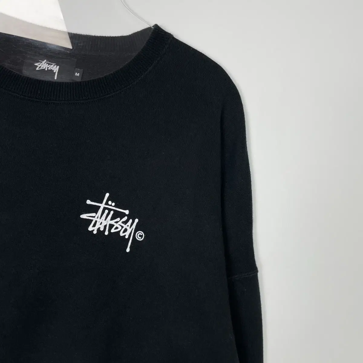 Stussy 스투시 크롭 스웻셔츠 맨투맨 티셔츠