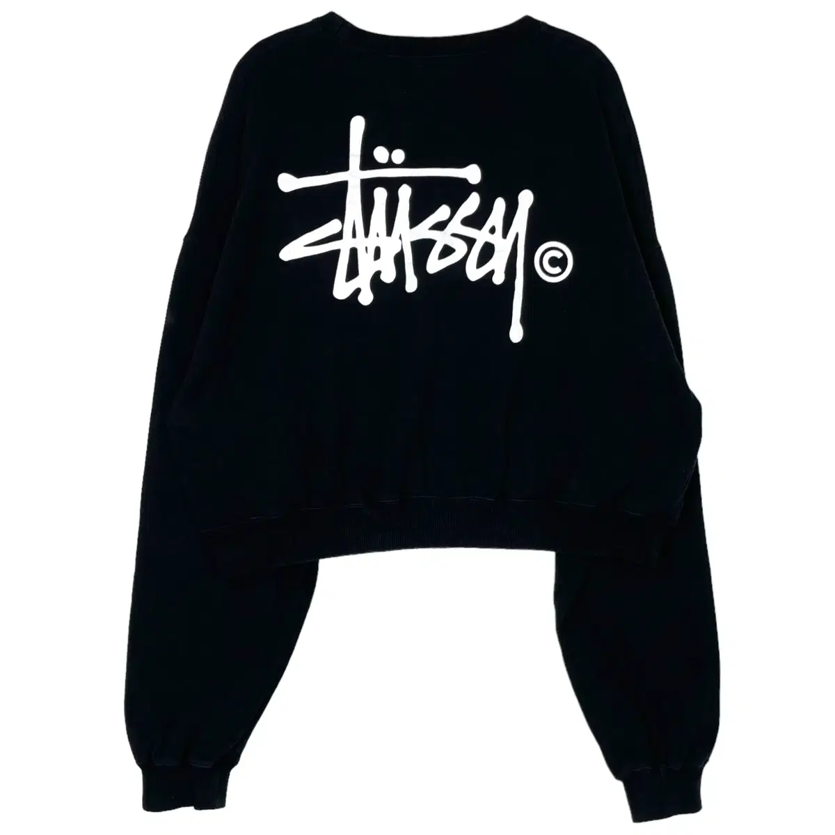 Stussy 스투시 크롭 스웻셔츠 맨투맨 티셔츠