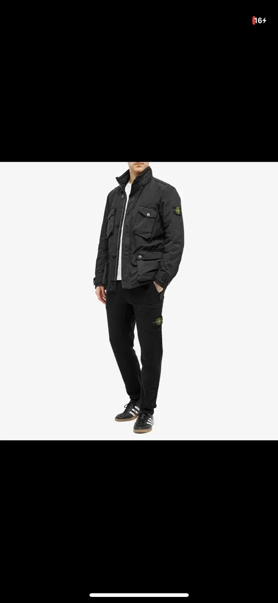 Stone Island DAVID TC Field Jacket Black (price drop)