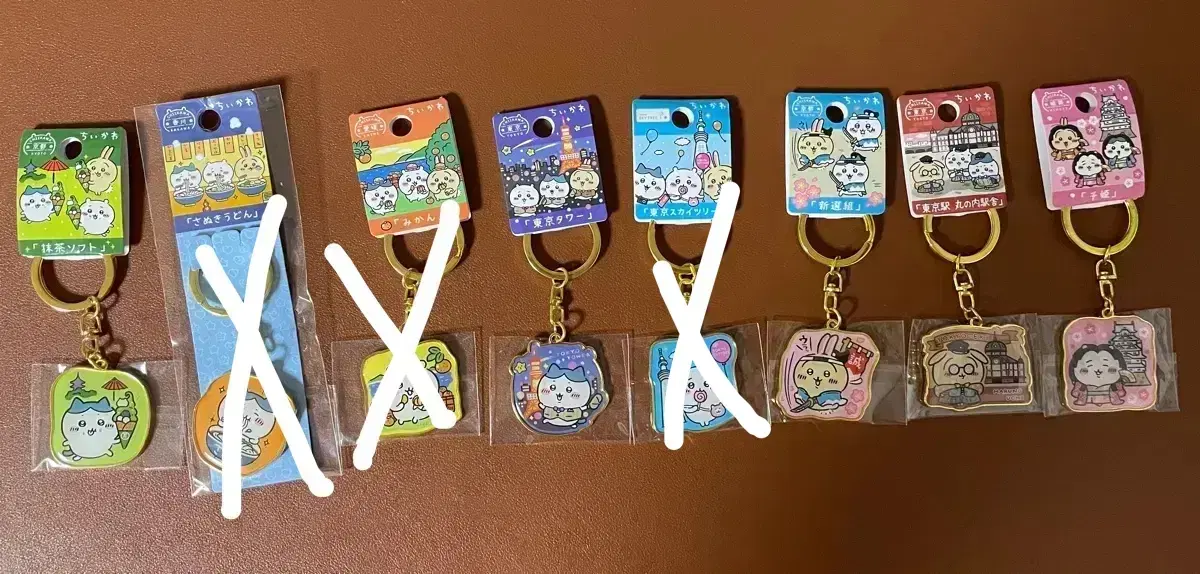 Chiikawa area only keyring (Hachiware/Usagi)