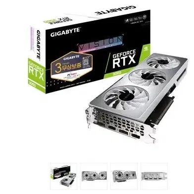 [130만원]GIGABYTE 지포스 RTX3060 VISION 12GB