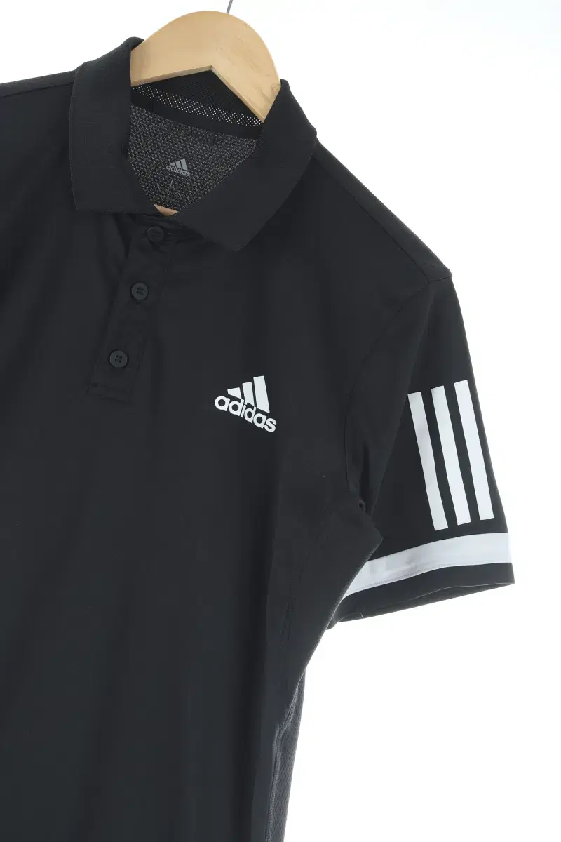 (L) Adidas Short Sleeve kara T-Shirt Black Functional Training - D304