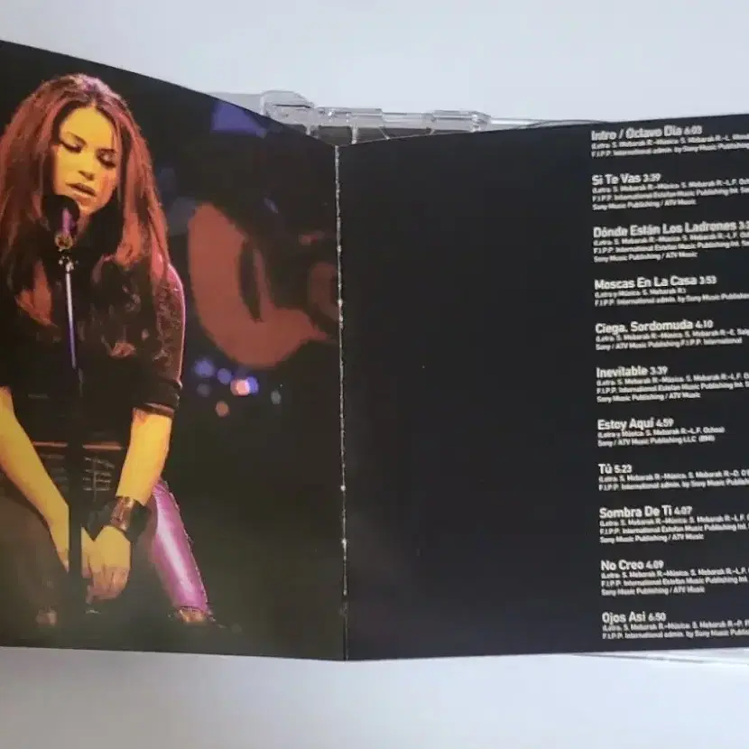 샤키라 MTV Unplugged 앨범 시디 CD