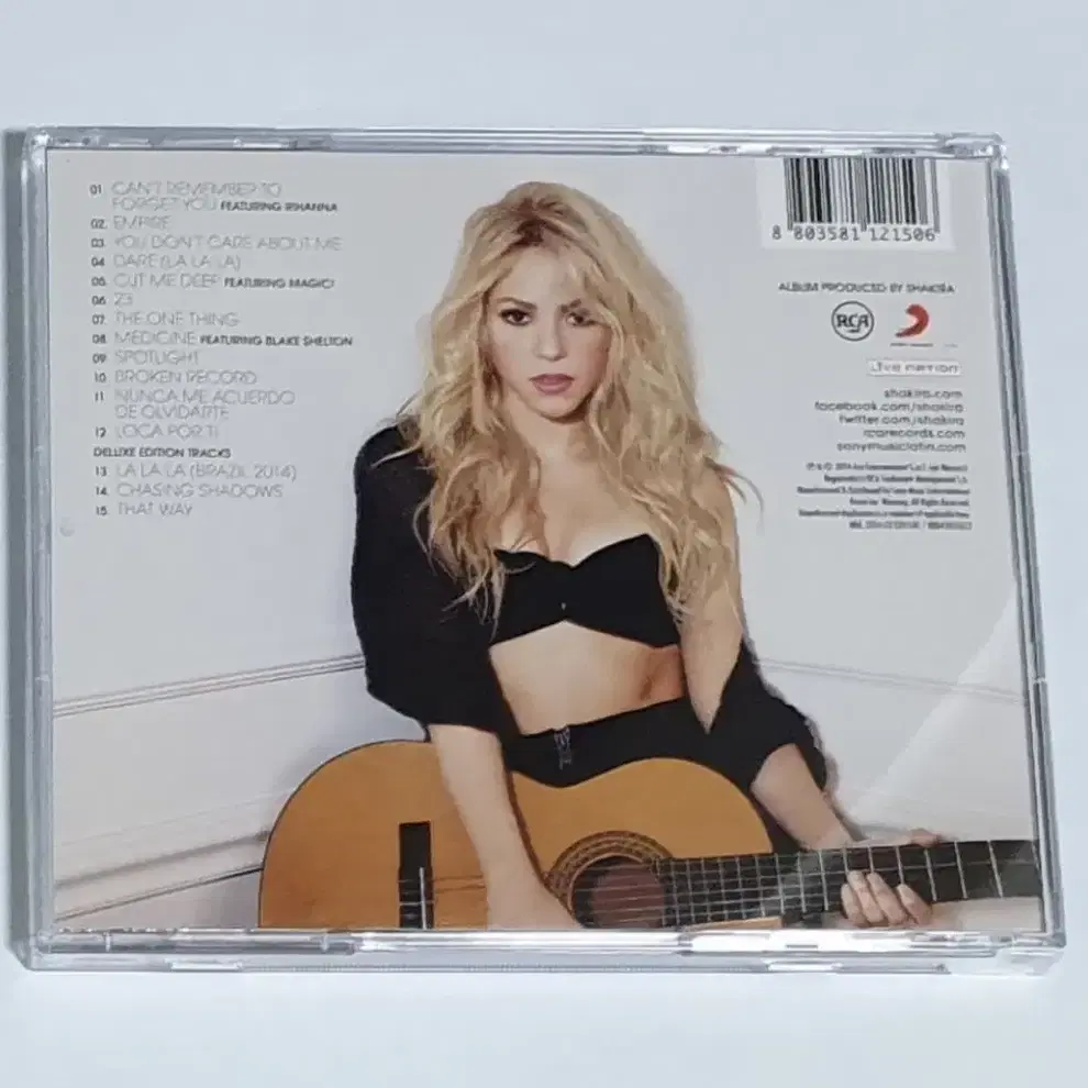 샤키라 Shakira 디럭스 앨범 시디 CD