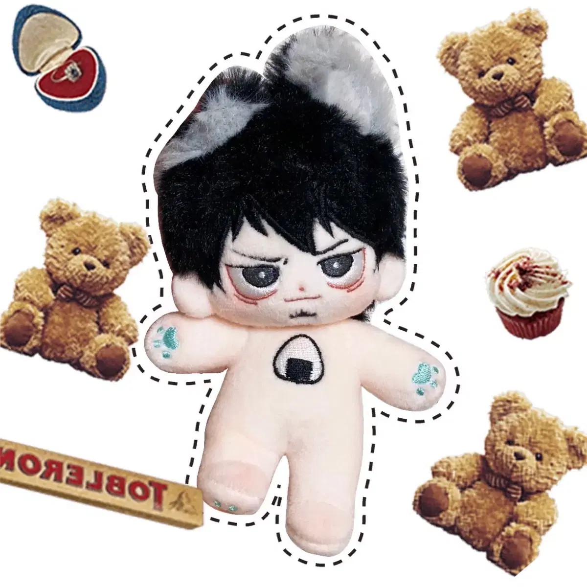 ONEPIECE Trafalgar Rows Gangesom Attribute 10cm Personalized Somyi Doll Wts