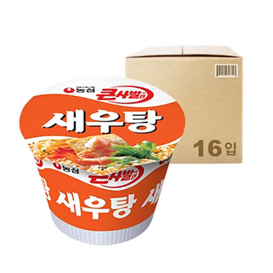 무료배송-농심 새우탕 큰사발 16개 컵라면 큰컵