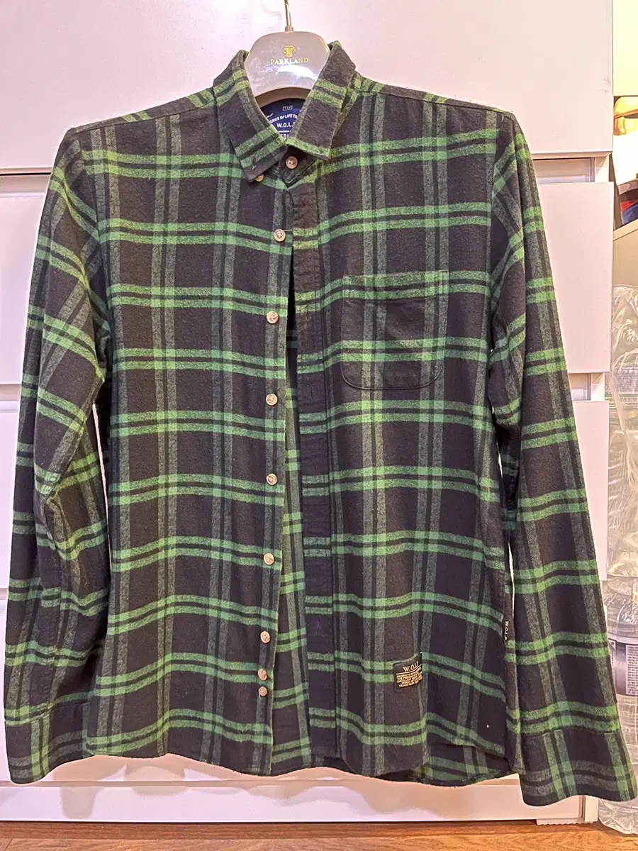 plaid men's shirt size 95