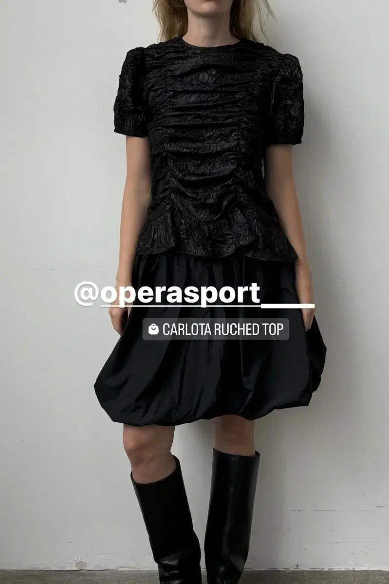 (인플루언서 착용)오페라스포츠 operasports carlota top