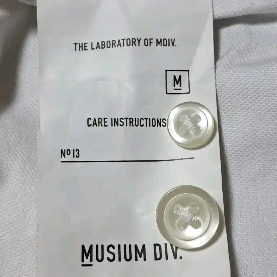 MUSIUM DIV 긴팔셔츠 M